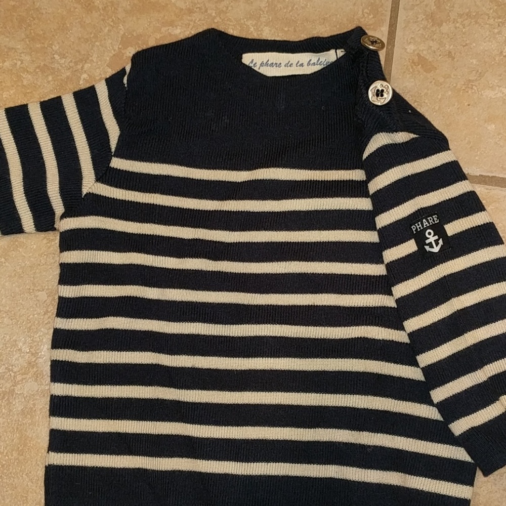 French designer Phare nautical sweater